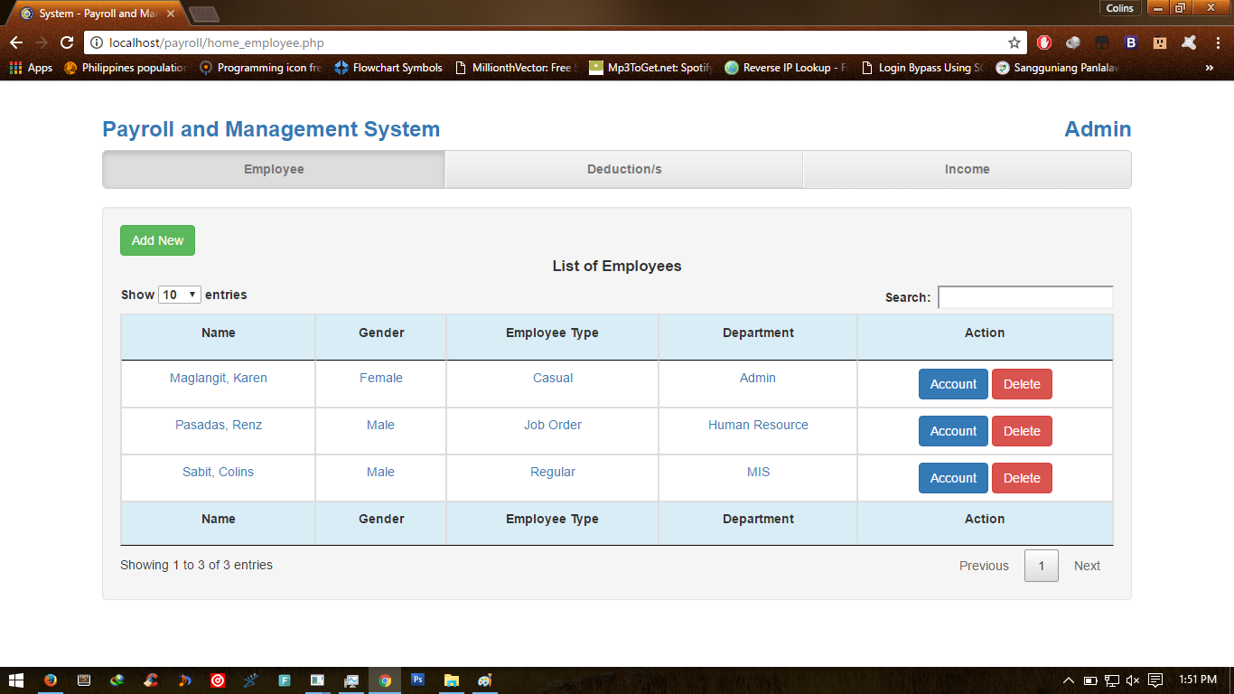 Payroll Management System